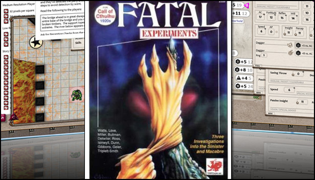 Fantasy Grounds - Call of Cthulhu: Fatal Experiments Steam capsule image