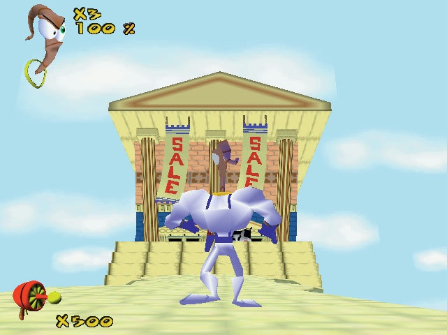 Jeu Earthworm Jim 3D - Version PC PAL, Bon état, Boîtier Et Instructions Inclus