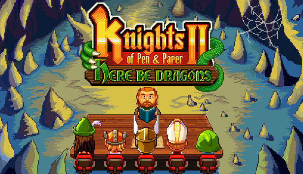 Knights of Pen and Paper 2 - Here Be Dragons Steam capsule image