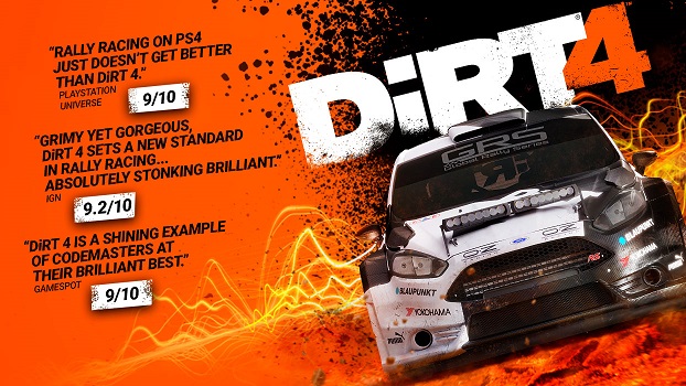 Save 70% on DiRT 4 on Steam