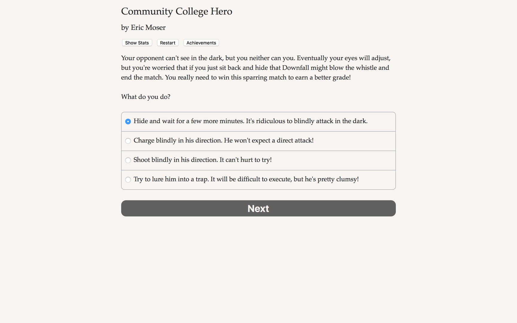 Community College Hero Trial by Fire on Steam