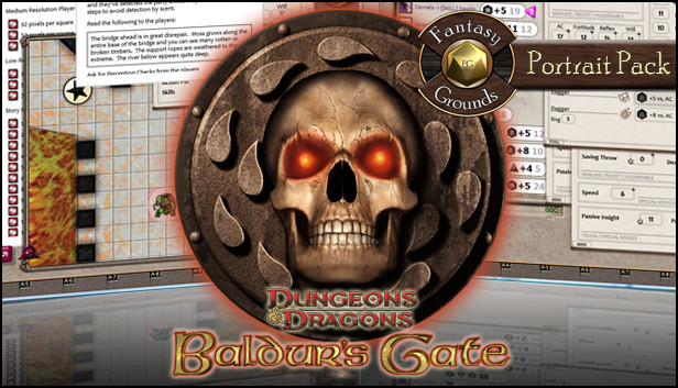 Fantasy Grounds - Baldur's Gate Portrait Pack Steam capsule image
