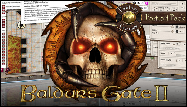 Fantasy Grounds - Baldur's Gate II Portrait Pack Steam capsule image