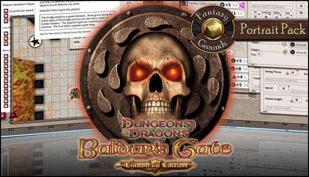 Fantasy Grounds - Baldur's Gate Enhanced Portrait Pack Steam capsule image