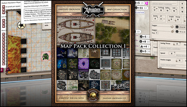 Fantasy Grounds - AAW Map Pack Vol 1 Steam capsule image