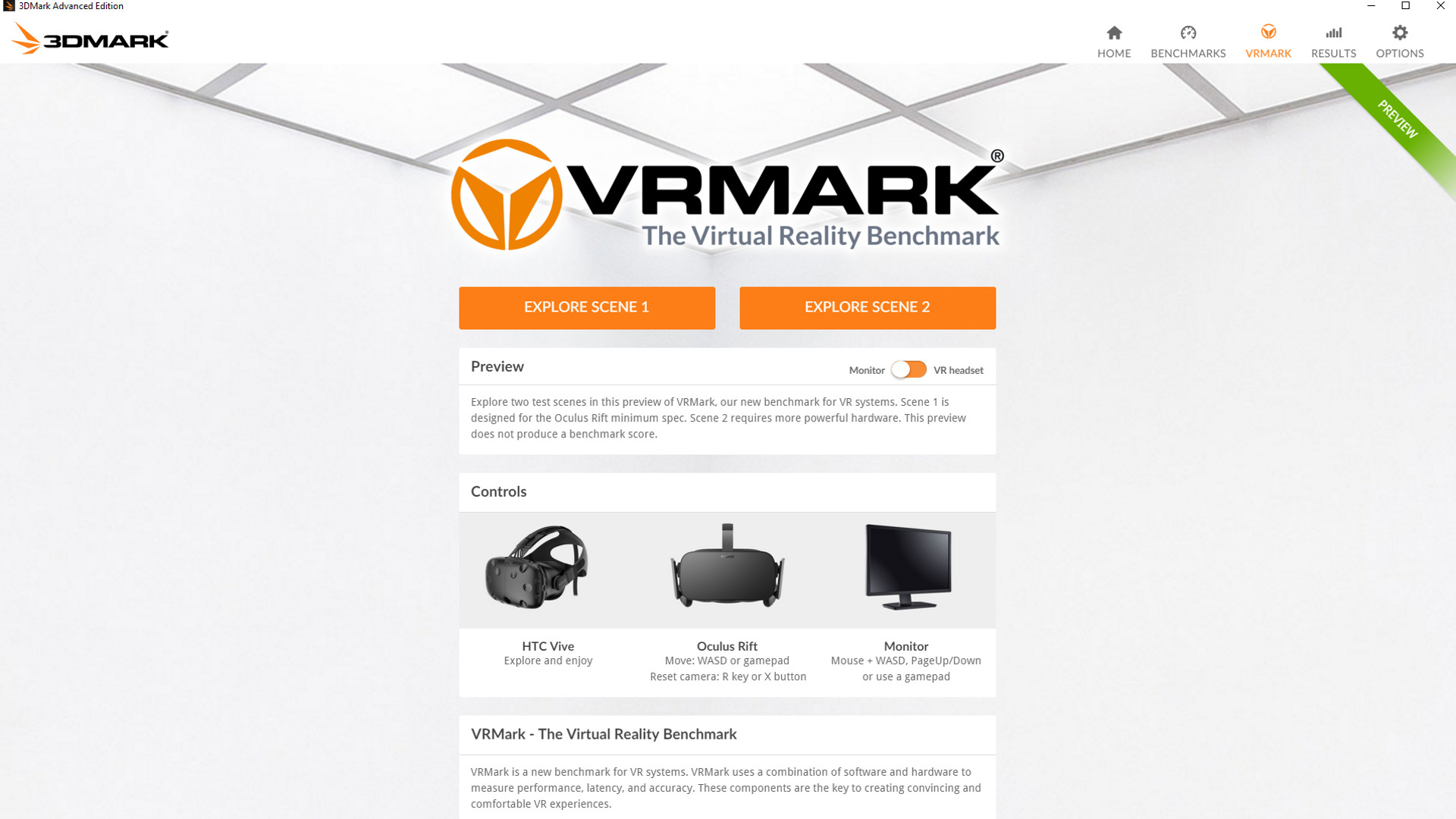VRMark Preview on Steam