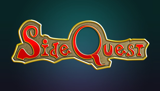 Side quest как установить. Сайд квест. квест игра логотип. side quest logo. ключ квест.
