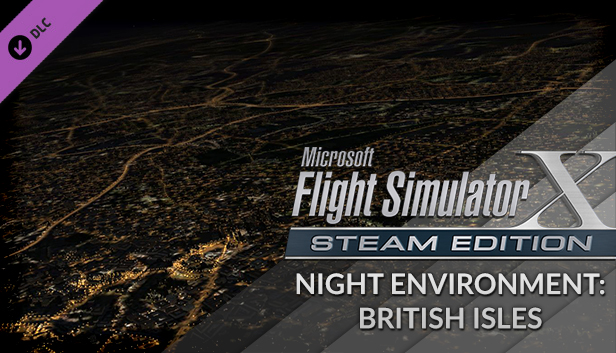 FSX Steam Edition - Night Environment: British Isles Add-On Steam capsule image