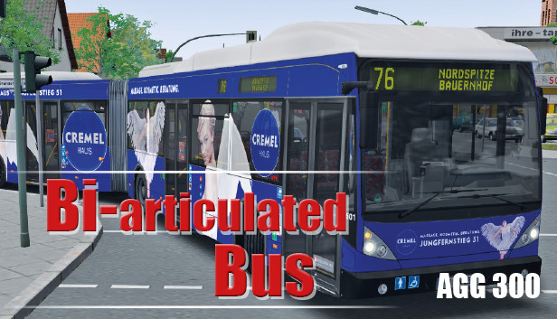 OMSI 2 Add-On Doppelgelenkbus AGG 300 Steam capsule image