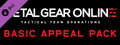 METAL GEAR ONLINE "BASIC APPEAL PACK"