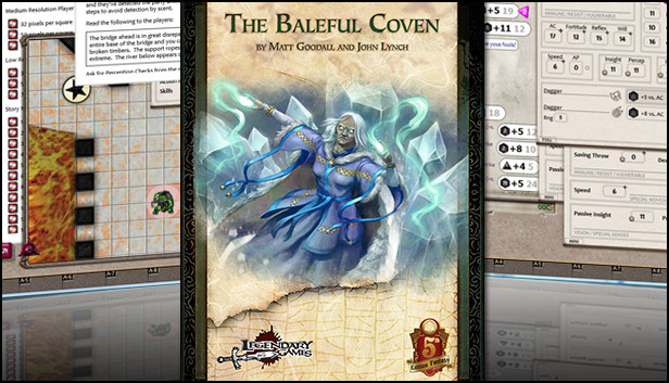 Fantasy Grounds - 5E: The Baleful Coven Steam capsule image