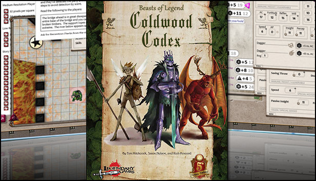 Fantasy Grounds - 5E: Beasts of Legend - Coldwood Codex Steam capsule image