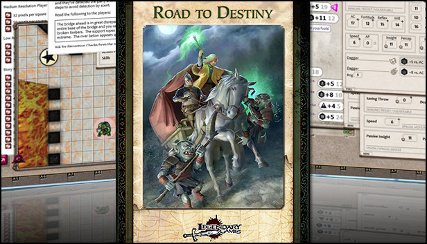 Fantasy Grounds - 5E: Road to Destiny Steam capsule image