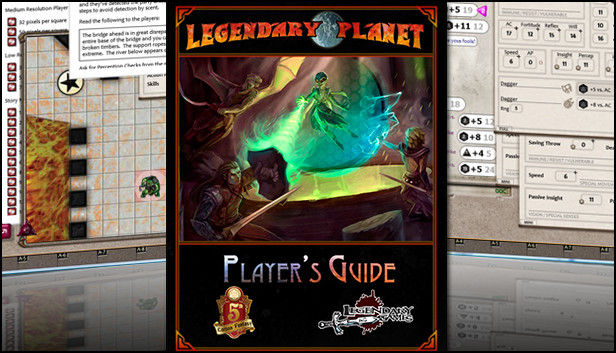 Fantasy Grounds - 5E: Legendary Planet Player's Guide Steam capsule image