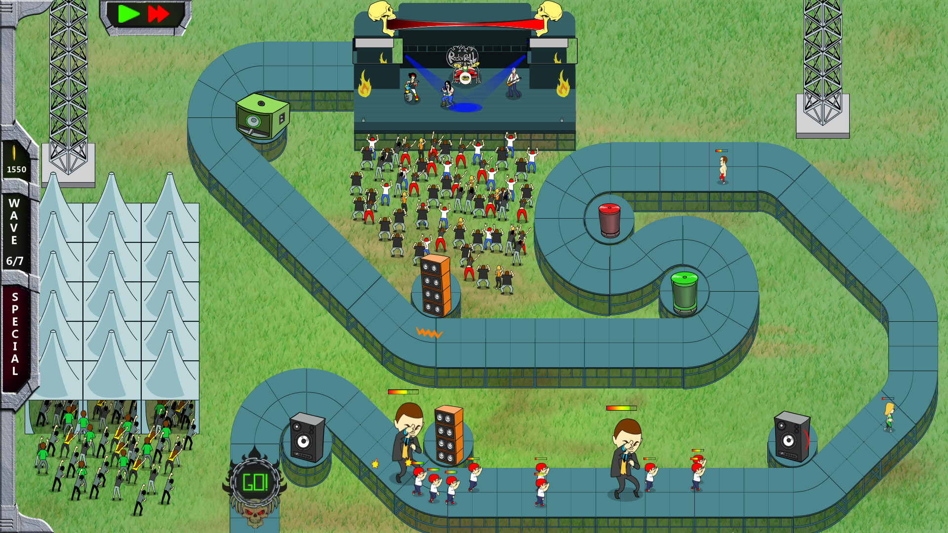 Save 51% on Rock 'N' Roll Defense on Steam