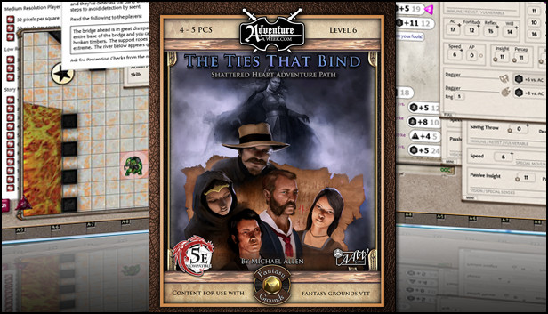 Fantasy Grounds - 5E: Shattered Heart Adventure Path (5E): The Ties that Bind Steam capsule image