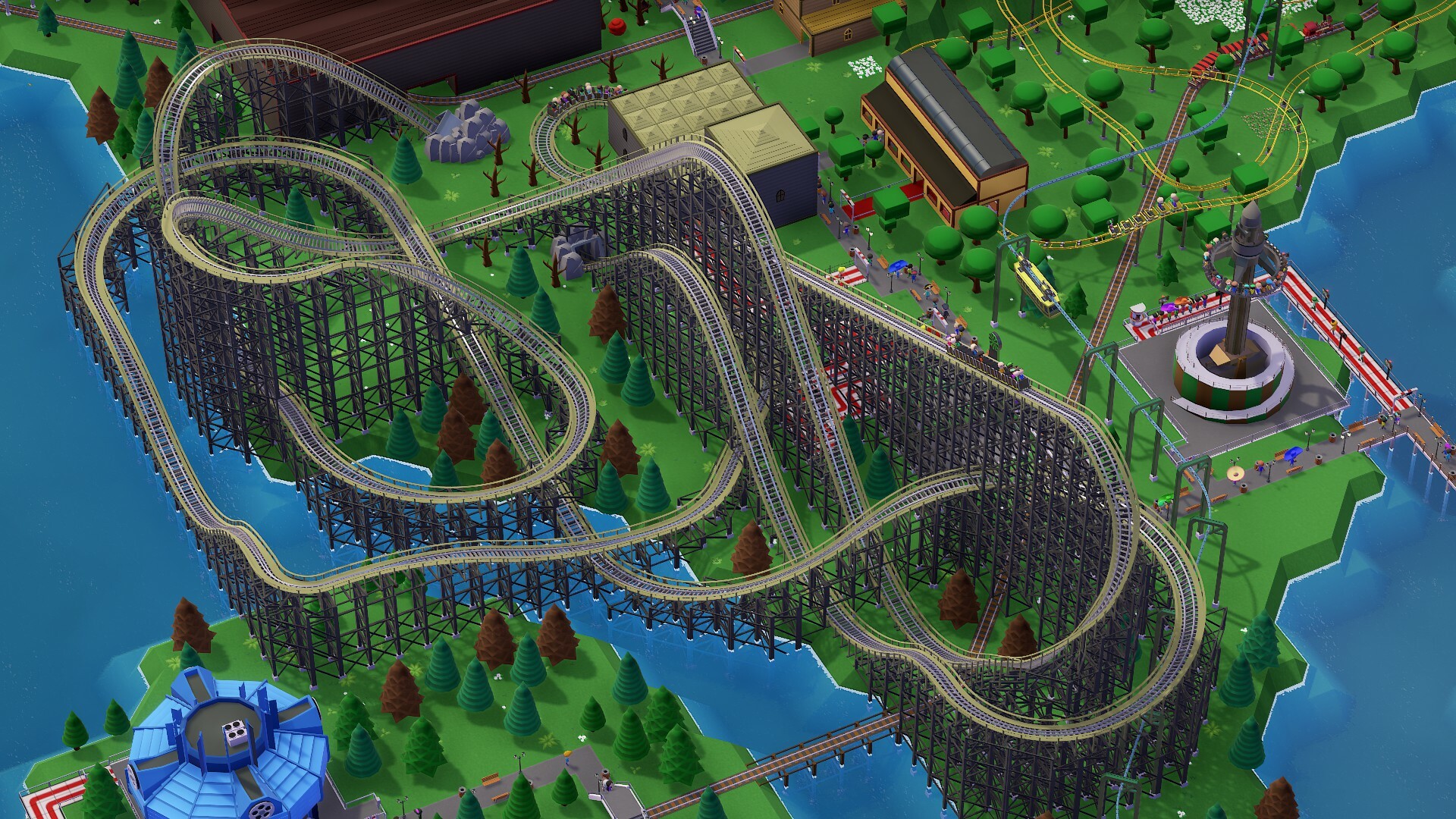 RollerCoaster Tycoon Classic Review - Retro Theme Park Sim as