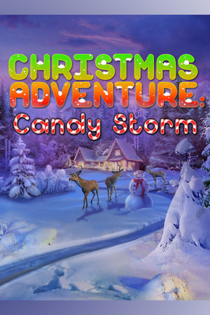 Christmas Adventure: Candy Storm mobile game logo