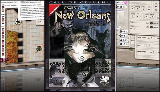 Fantasy Grounds - Call of Cthulhu: Secrets of New Orleans Steam capsule image