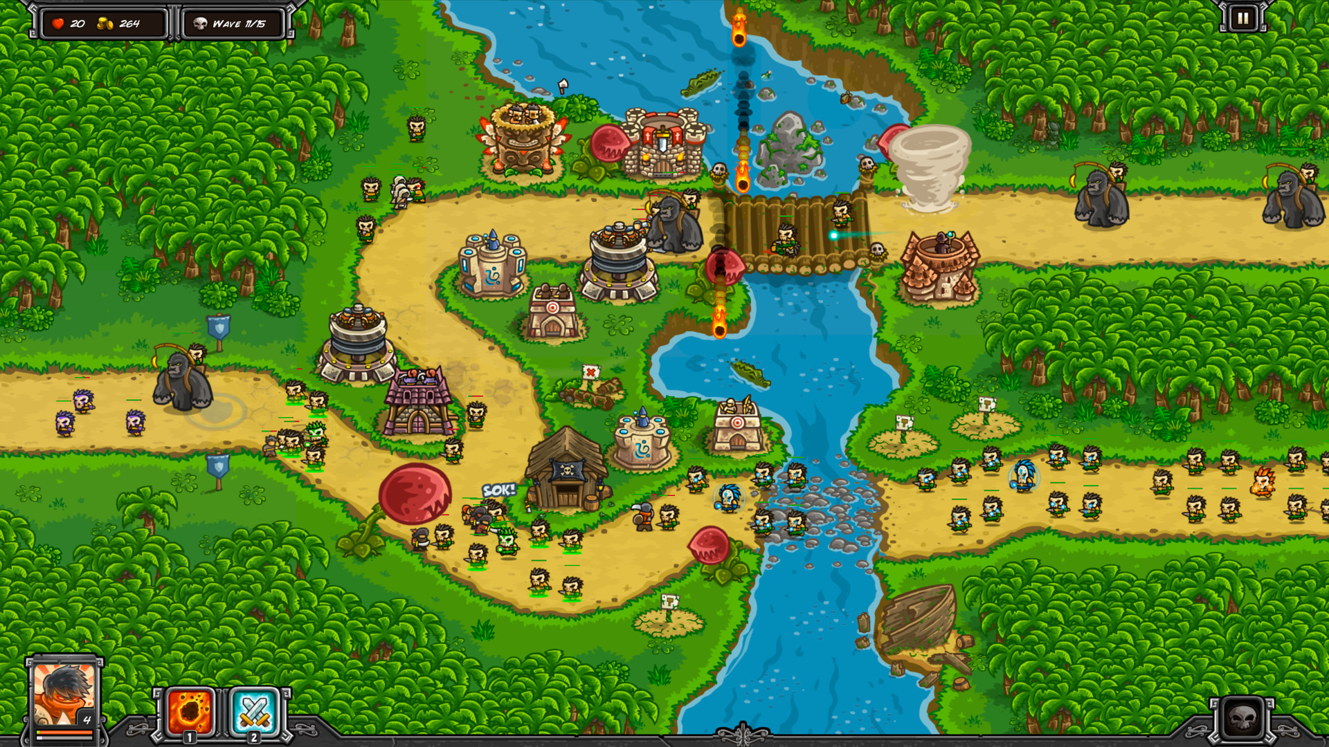 kingdom rush frontiers tower defense games