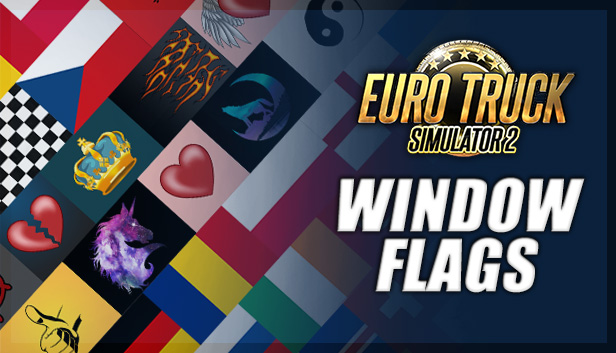 Euro Truck Simulator 2 - Window Flags Steam capsule image