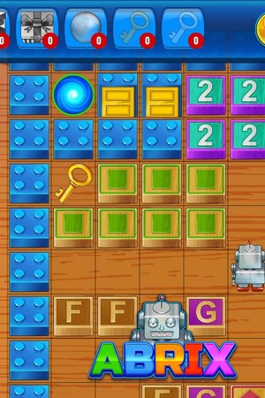 Abrix the robot mobile game logo