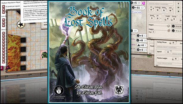 Fantasy Grounds - 5E: Book of Lost Spells (Fifth Edition) Steam capsule image