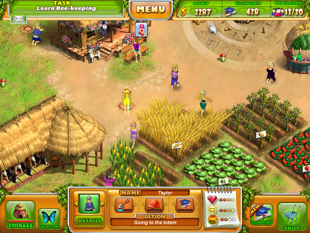 how to get food on farmers bay tribez