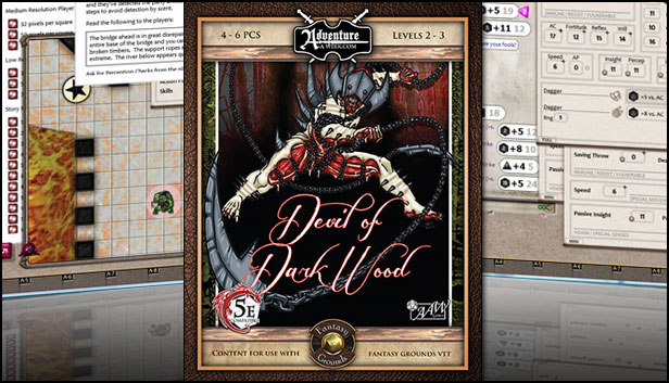 Fantasy Grounds - 5E: Devil of Dark Wood Steam capsule image