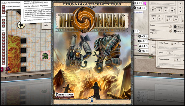 Fantasy Grounds - The Sinking: Complete Serial - PFRPG Steam capsule image