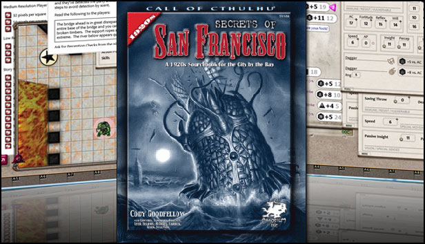 Fantasy Grounds - Call of Cthulhu: Secrets of San Francisco Steam capsule image