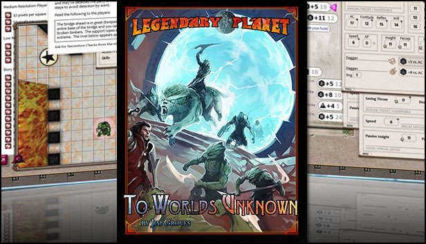 Fantasy Grounds - 5E: To Worlds Unknown Steam capsule image