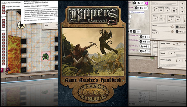 Fantasy Grounds - Savage Worlds - Rippers Resurrected: Game Master's Handbook Steam capsule image