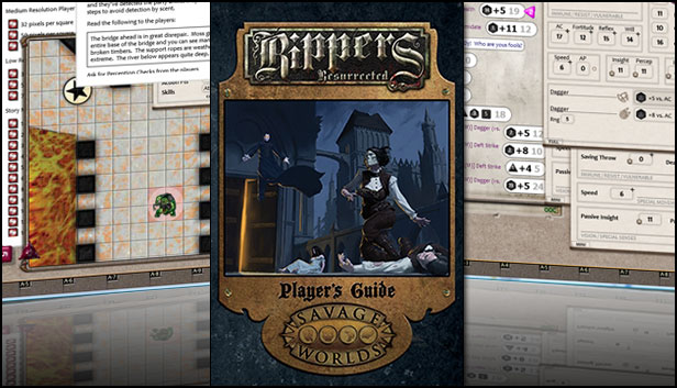 Fantasy Grounds - Savage Worlds - Rippers Resurrected: Player's Guide Steam capsule image