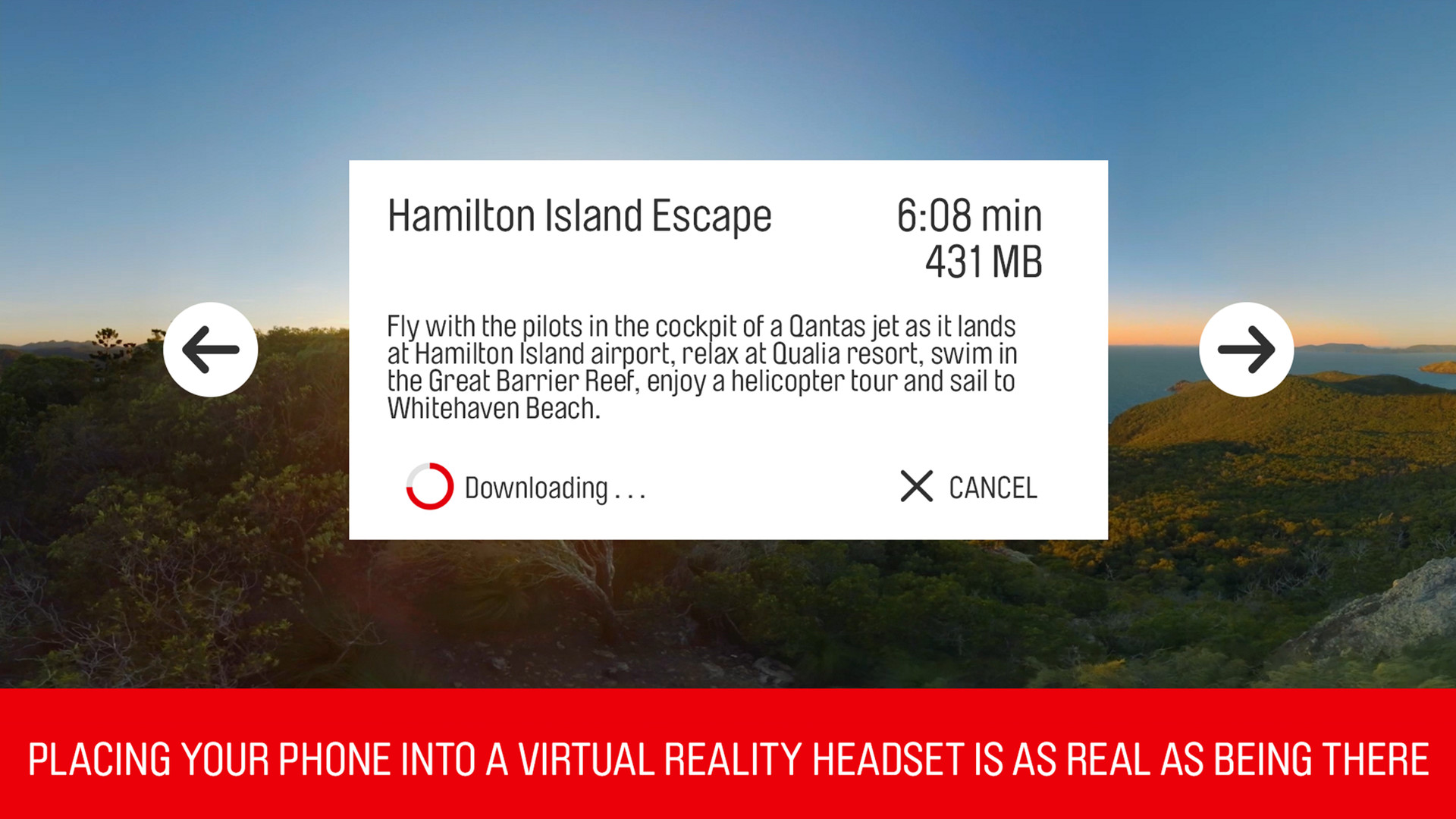 Qantas VR en Steam
