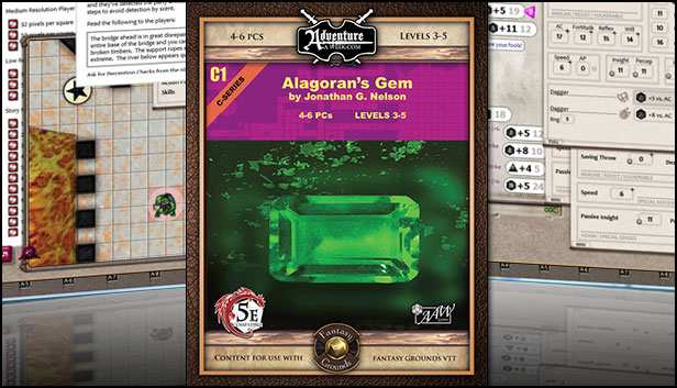 Fantasy Grounds - 5E: Alagoran's Gem Steam capsule image