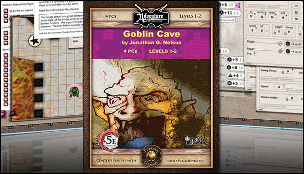 Fantasy Grounds - 5E: Goblin Cave Steam capsule image