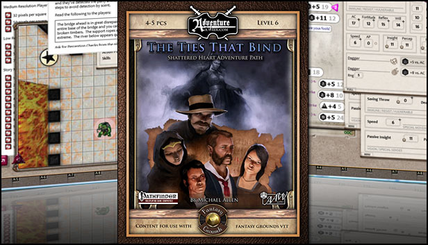 Fantasy Grounds - 3.5E/PFRPG: SH1: The Ties That Bind Steam capsule image