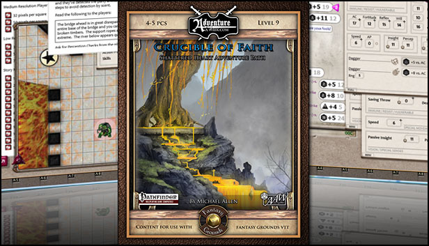 Fantasy Grounds - 3.5E/PFRPG: SH4: Crucible of Faith Steam capsule image