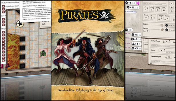 Fantasy Grounds - Savage Worlds Setting: Pirates Steam capsule image
