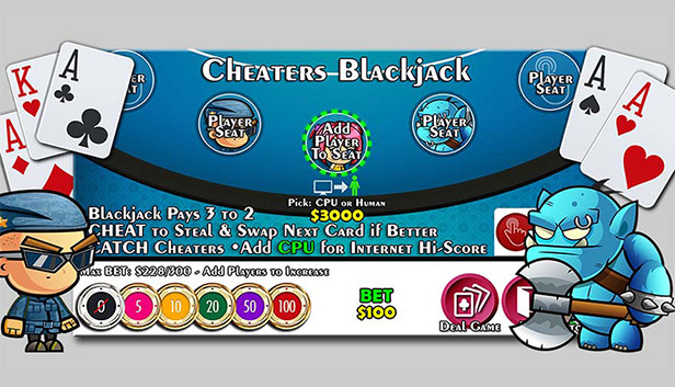 Cheaters Blackjack 21 Steam capsule image
