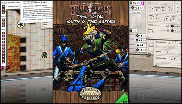 Fantasy Grounds - Deadlands: South 'o The Border Trail Guide Steam capsule image