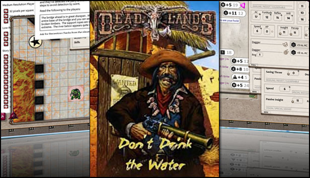 Fantasy Grounds - Deadlands Reloaded: Don't Drink the Water Steam capsule image