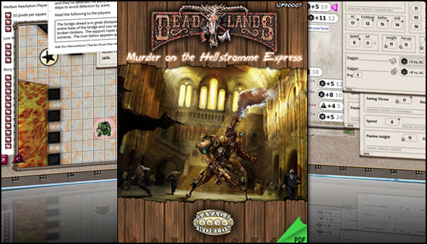 Fantasy Grounds - Deadlands Reloaded: Murder on the Hellstromme Express Steam capsule image