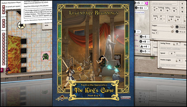 Fantasy Grounds - Trail of the apprentice: The King's Curse Steam capsule image