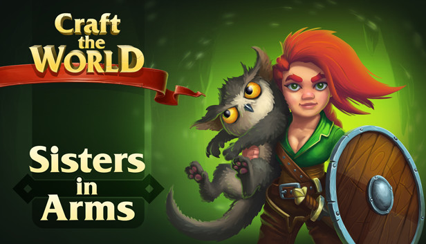 Craft The World - Sisters in Arms Steam capsule image