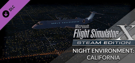 FSX Steam Edition: Night Environment: California Add-On header image