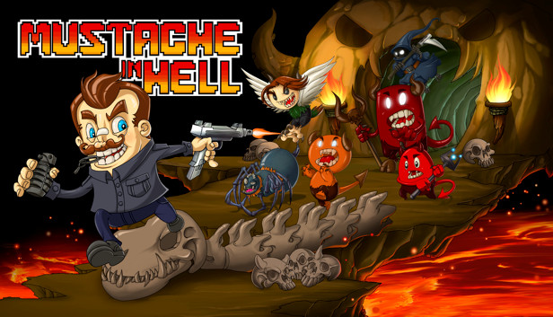 Mustache in Hell Steam capsule image