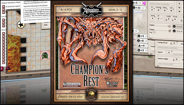 Fantasy Grounds - A03: Champion's Rest (PFRPG) Steam capsule image