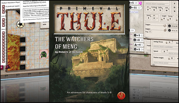 Fantasy Grounds - Primeval Thule: Watchers of Meng (5E) Steam capsule image